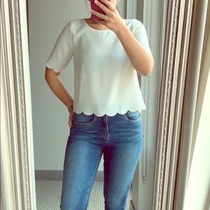 Off white blouse